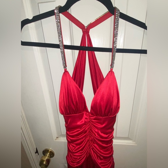 Sexy Red Evening Dress - Picture 1 of 8